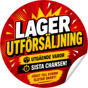 Denna vara är uppmärkt med utforsaljning